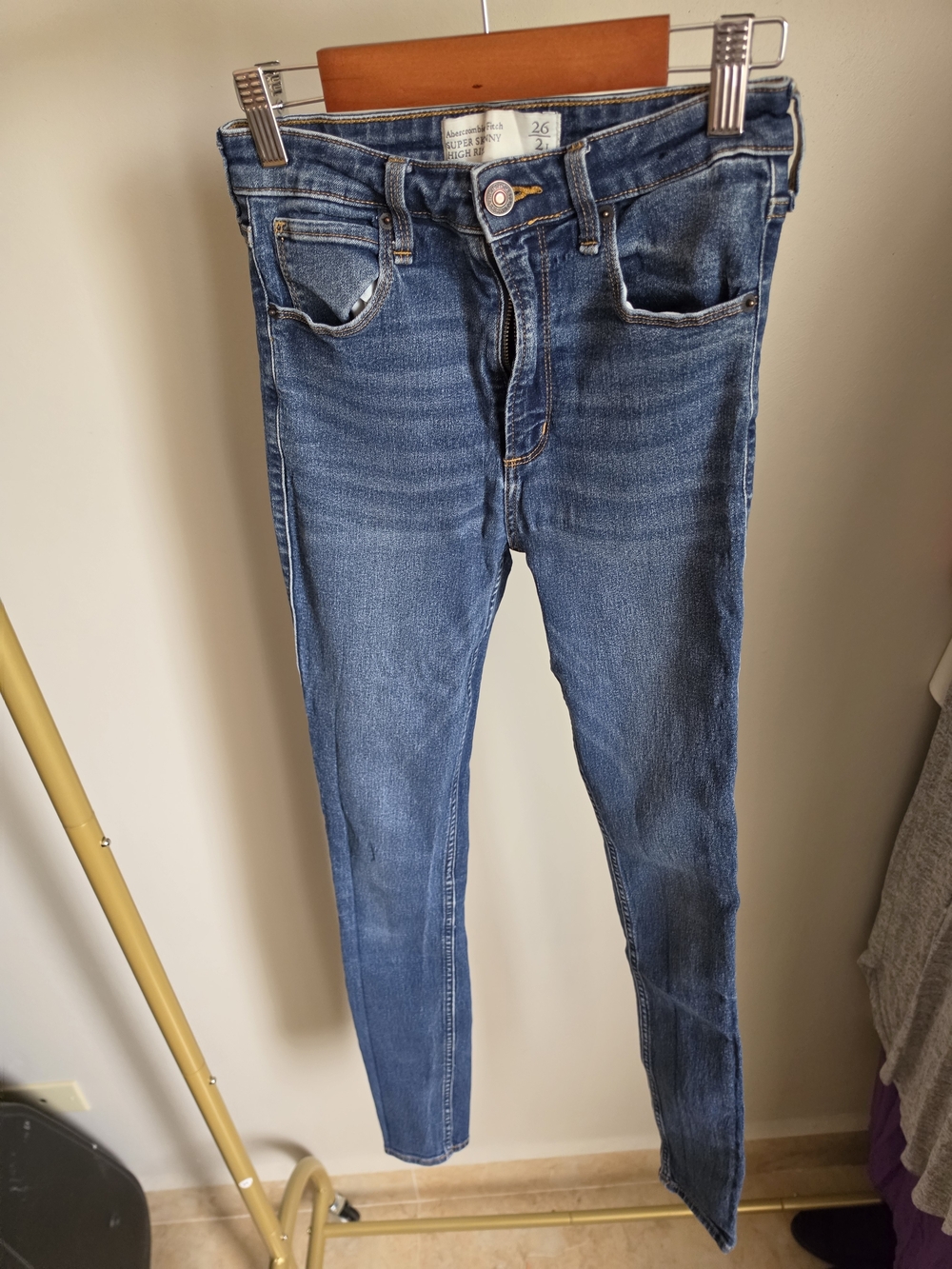 Abercrombie & Fitch Medium Blue Skinny Jeans